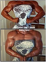 super hot ebony female bodybuilder mistress treasure in ripped contest shape