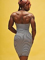 super hot ebony female bodybuilder mistress treasure in ripped contest shape